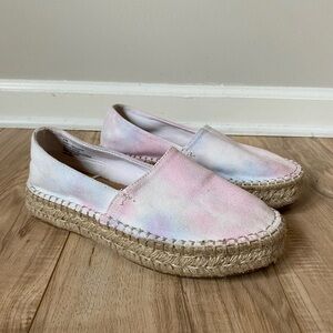 Slip On Sneakers Tie Dye Pastel Pink